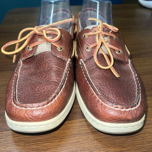 Sperry Top Sider Bluefish 2 Eye Tan Women 10M 9276632 - Picture 3 of 10